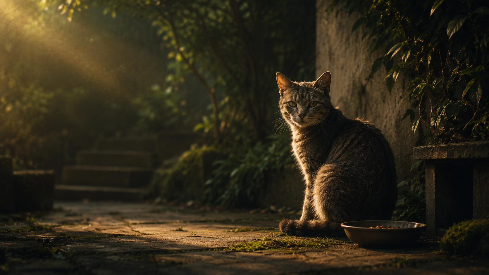 Learning Language From a Cat